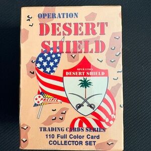 Operation Desert Shield Trading Cards Collector Set